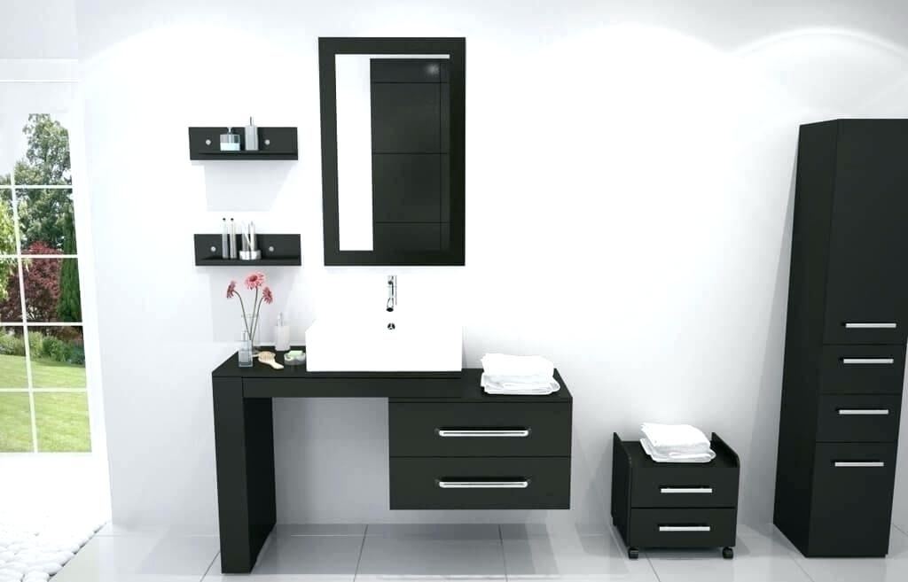 small black vanity small bathroom remodel budget black vanity sink cabinet  natural throughout chic design ideas