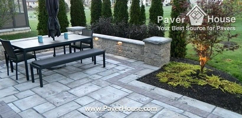 backyard stone ideas patio