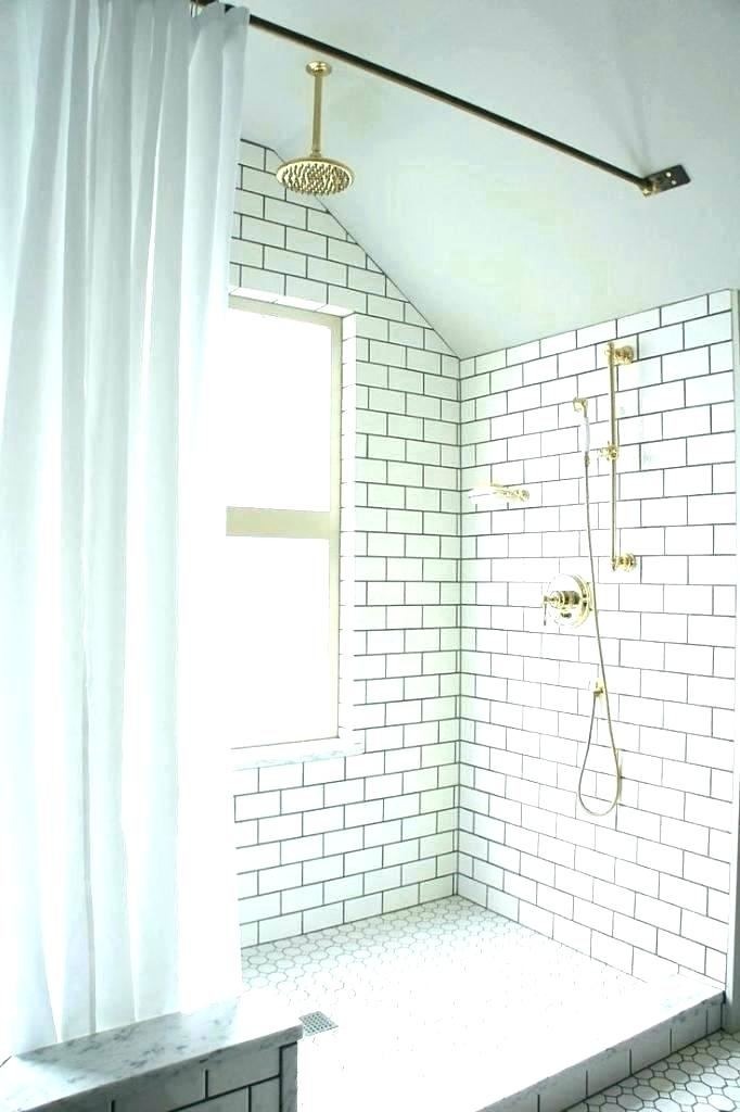Newly remodeled stand up shower with beautiful tile work