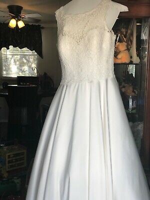 Ivory Size 8 Justin Alexander WEDDING DRESSES