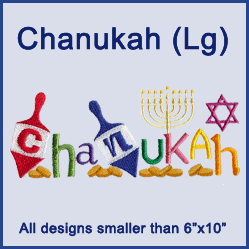 Happy Hanukkah Menorah on crayola