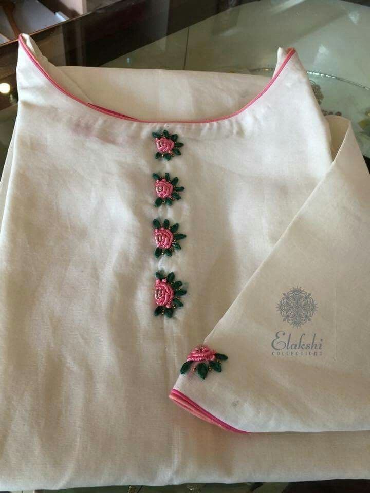 kameez hand design