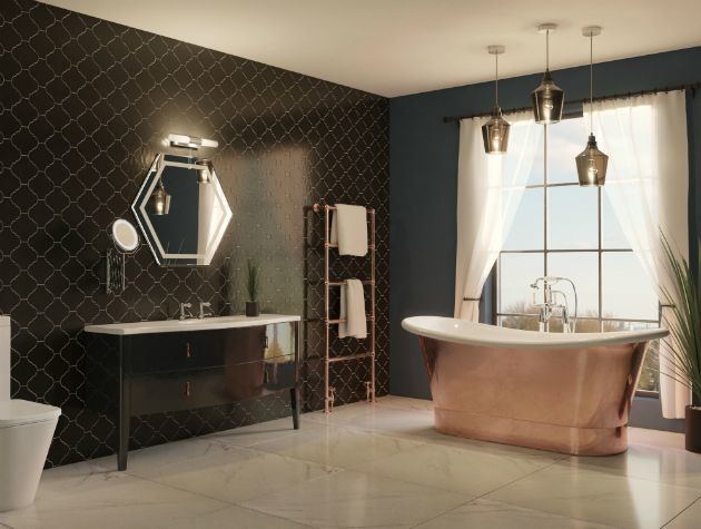 European Bathroom Design Ideas With Beautiful Lighting For The