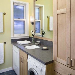 bathroom laundry room combo combination before and after half bath combined  ideas