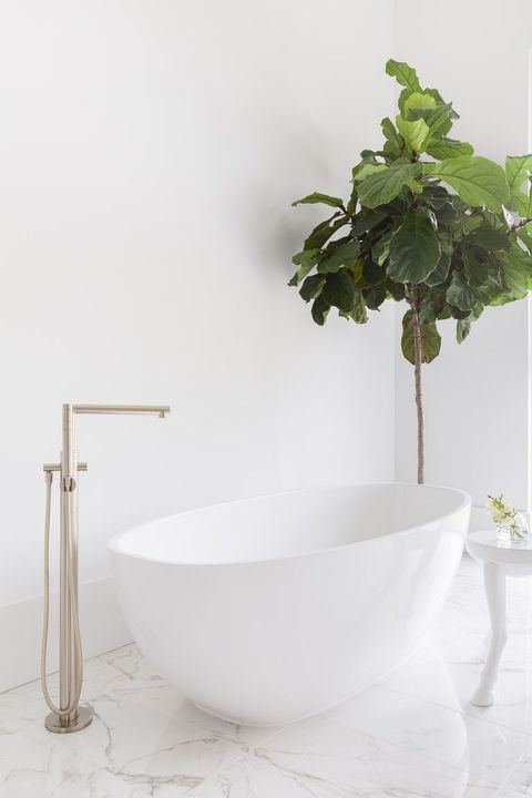 Bathroom Design Ideas for your Home from boldly tiled floors to chandeliers, these beautiful bathrooms offer enough design inspo to jumpstart a year's worth