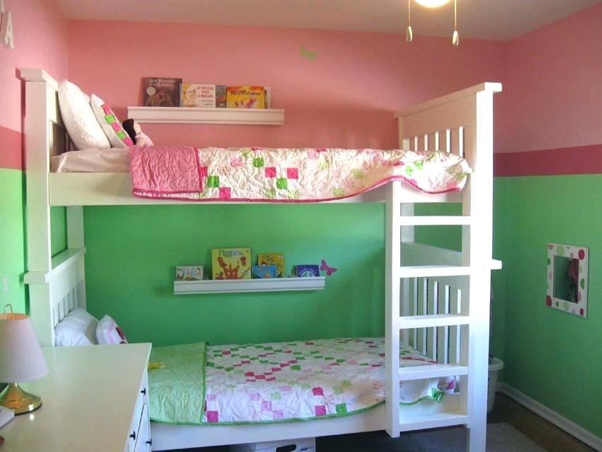 twin girl bedroom