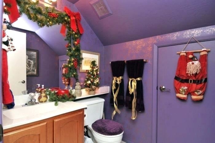 Bathroom Curtains Christmas Celebrations