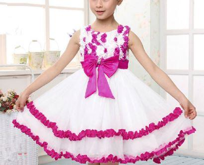com: BSGSH Summer Kids Clothes Baby Girls Strawberry Sleeveless  Princess Swing Dress: Clothing