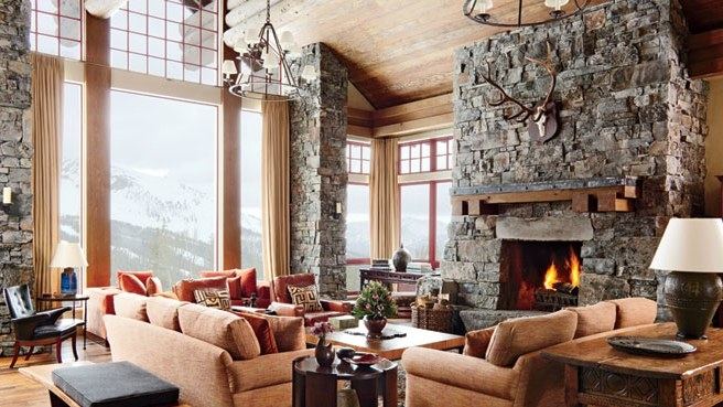 High up Mont Suisse in Saint Sauveur des Monts, Quebec, Canada, resides a  1960s ski house that was reimagined by Jane Hope into a modern ski chalet  for