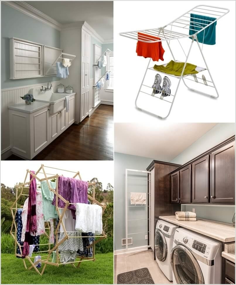 Inspirations Simple Tips For Clothes Dryer Using Wall Mounted Throughout  Indoor Drying Rack Ideas Remodel