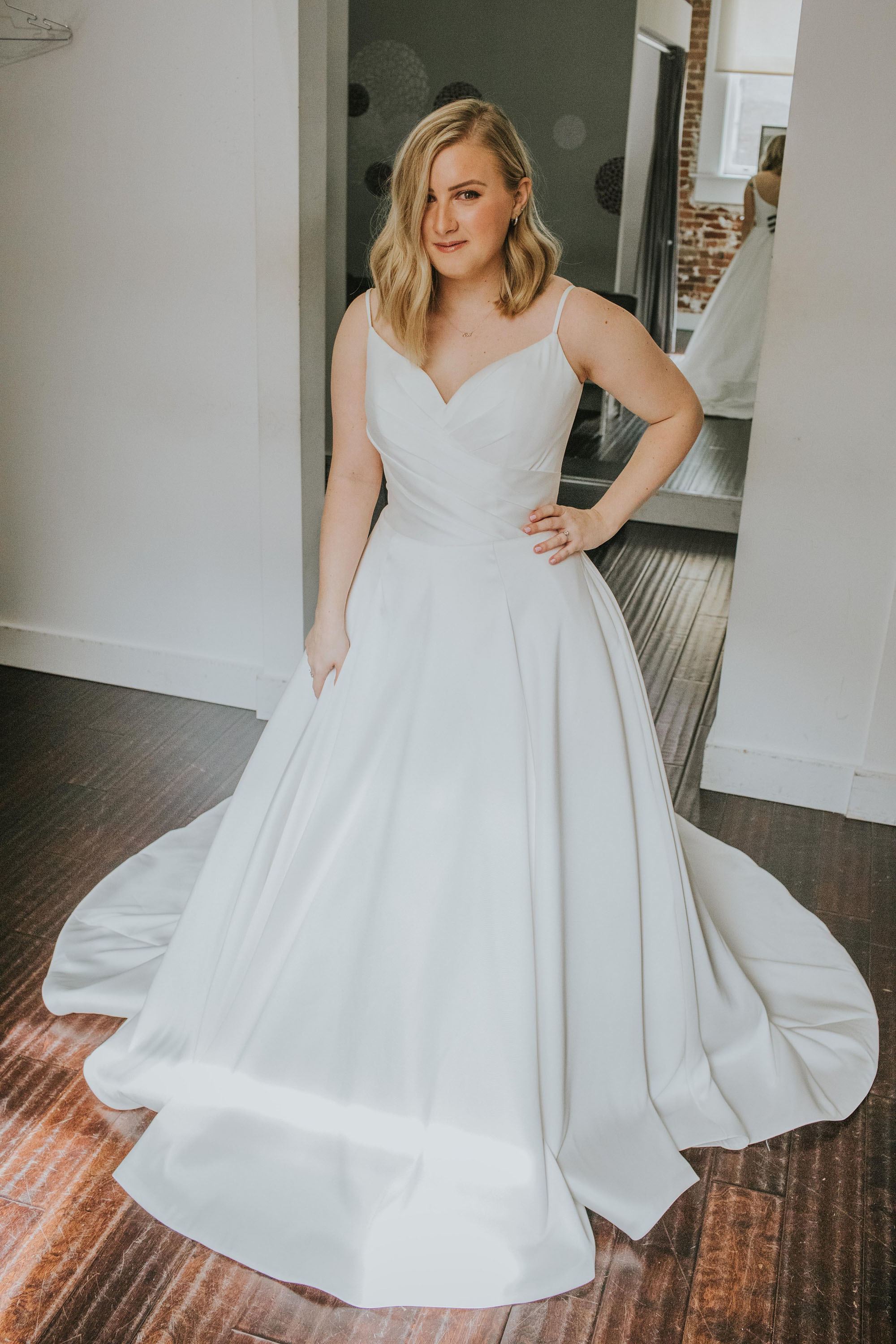 Whispers & Echoes Ivory Novella Gown | BHLDN