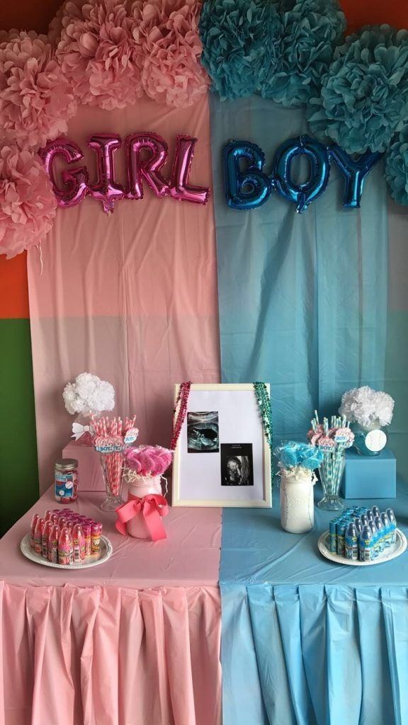baby gender party ideas reveal pinterest decoration 2018