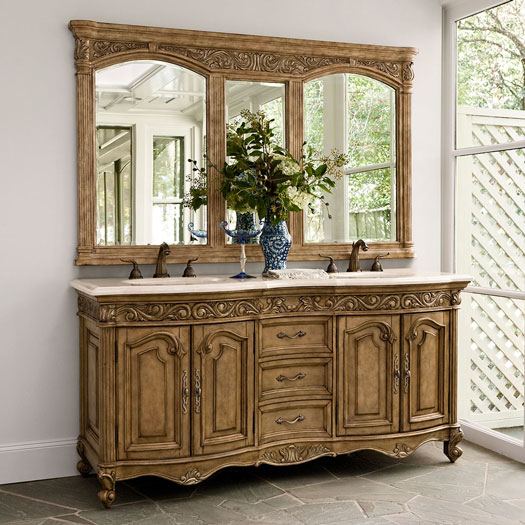 bathroom in french french provincial