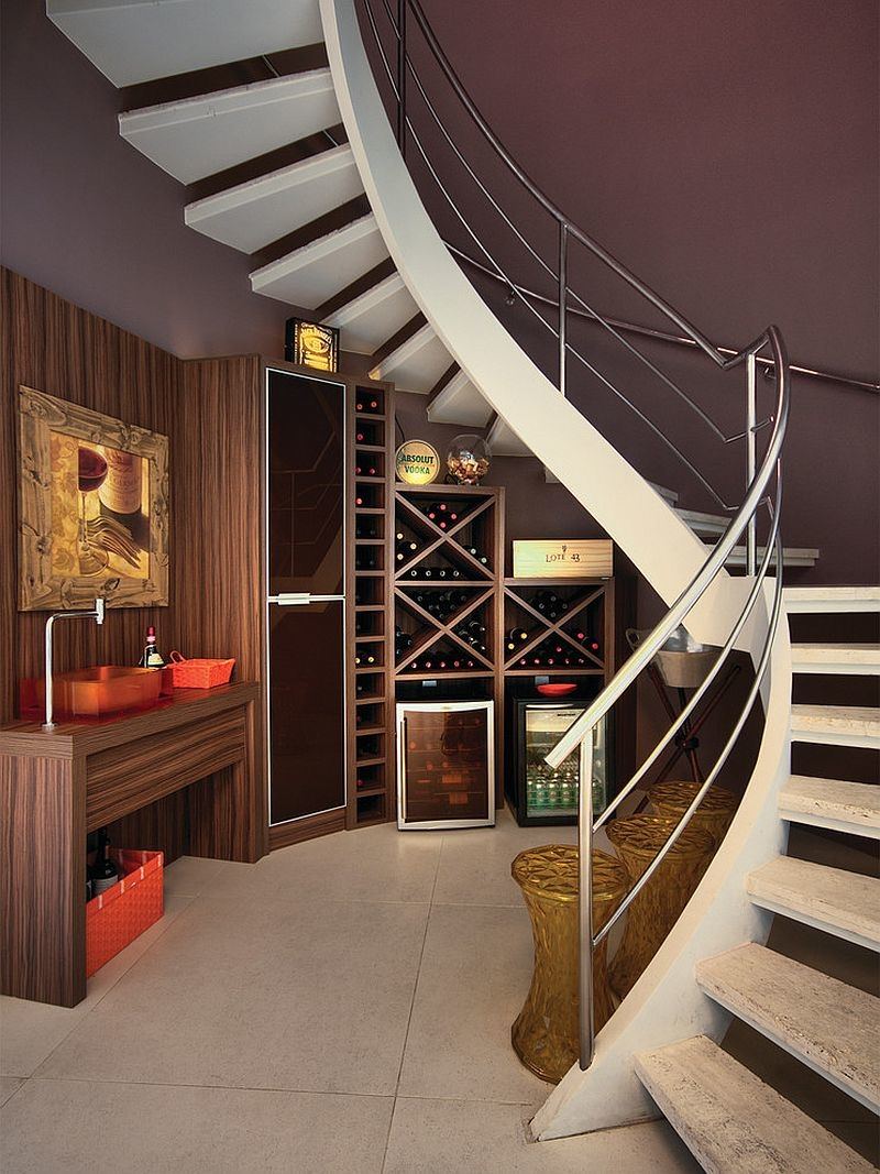 basement stair ideas stairwell storage the stairs paint or stain covers  stairway over exterior
