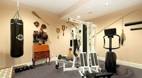 open plan unfinished basement gym ideas in backyard home with manual  terrific home gym ideas presenting