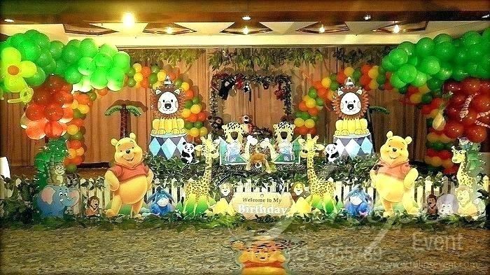 jungle theme decoration at home birthday party decorations