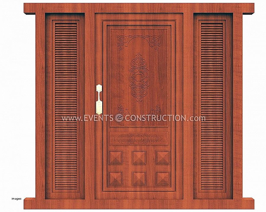 Carving Sapele Solid Wood South Indian Main Front Door